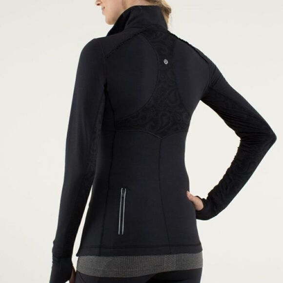 LULULEMON Star Runner Pullover Black Size 6 - Picture 1 of 12